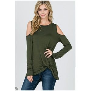 Cold shoulder top